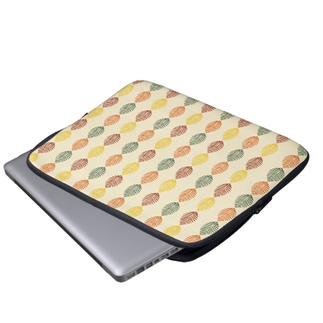 Capa Para Notebook Capinha de Laptop Folhas de Outono (Frente Inferior)