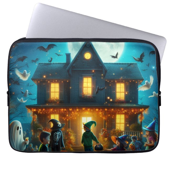 Capa Para Notebook Capinha de laptop Halloween (Frente)