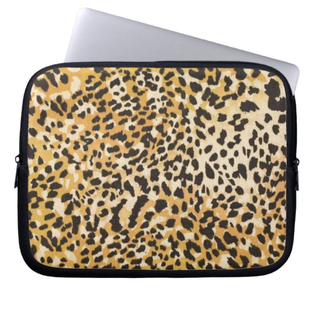 Capa Para Notebook Capinha de Laptop Leopardo (Frente)