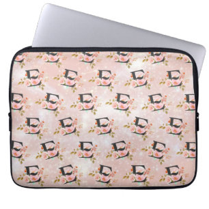 Capa Para Notebook Capinha de Laptop Letra E