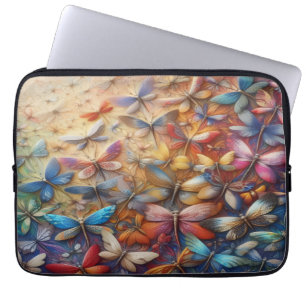Capa Para Notebook Capinha de Laptop Libélulas Sutis