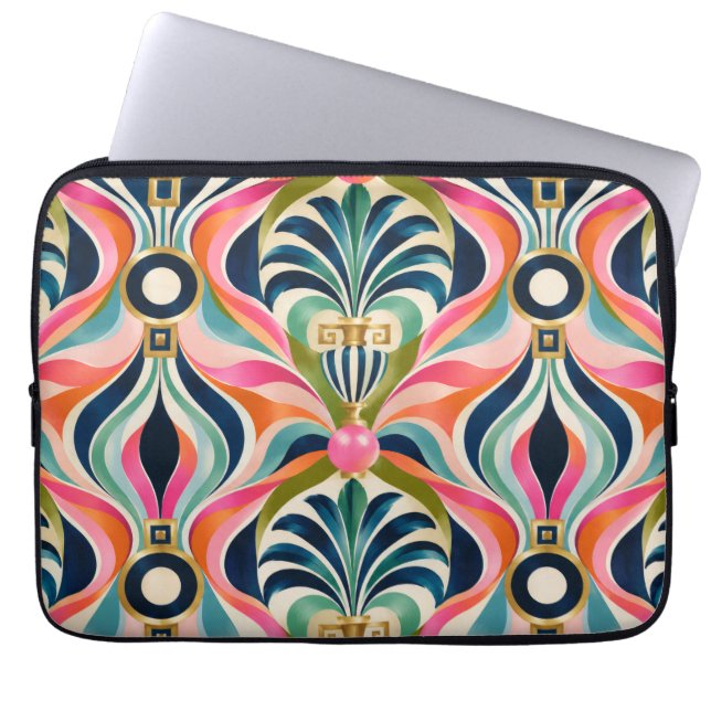 Capa Para Notebook Capinha de Laptop Mod Retro Luxo (Frente)