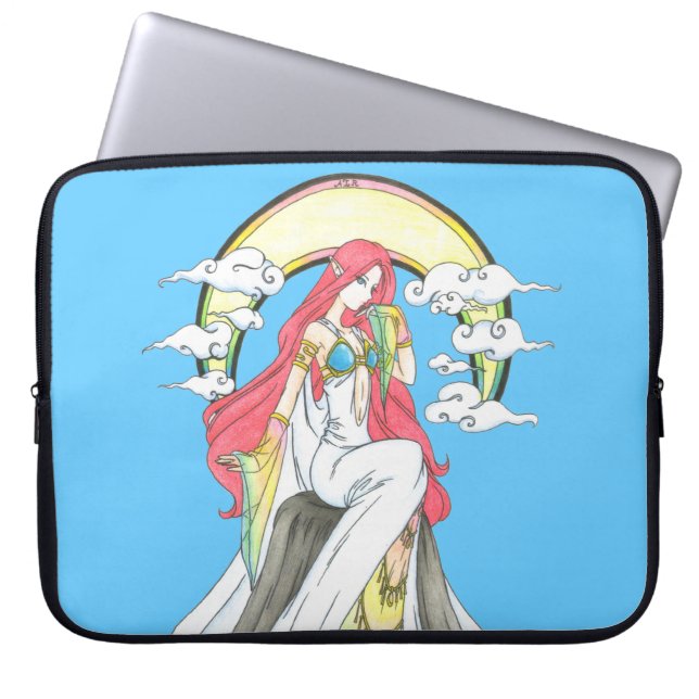 Capa Para Notebook Capinha de Laptop O Elemento do Ar (Frente)