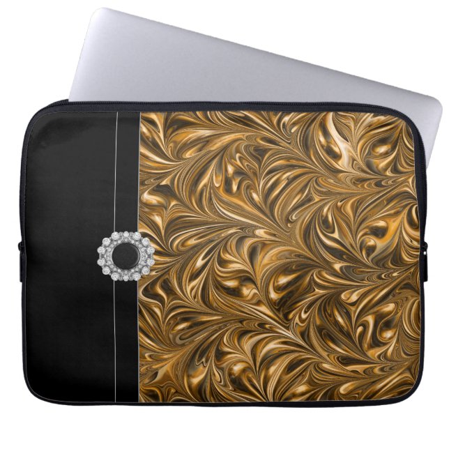 Capa Para Notebook Capinha de Laptop Ouro Preto (Frente)