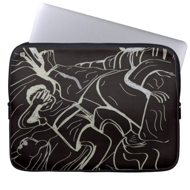 Capa Para Notebook Capinha de Laptop Pai e Filho (Frente)
