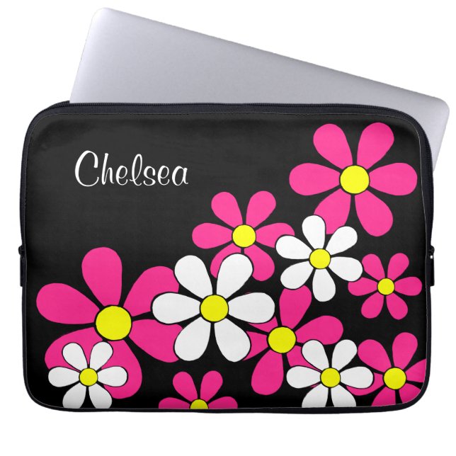 Capa Para Notebook Capinha de Laptop Personalizada Flor Power (Frente)