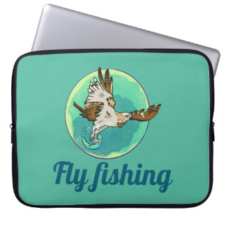 Capa Para Notebook Capinha de laptop personalizável com águia-pescado