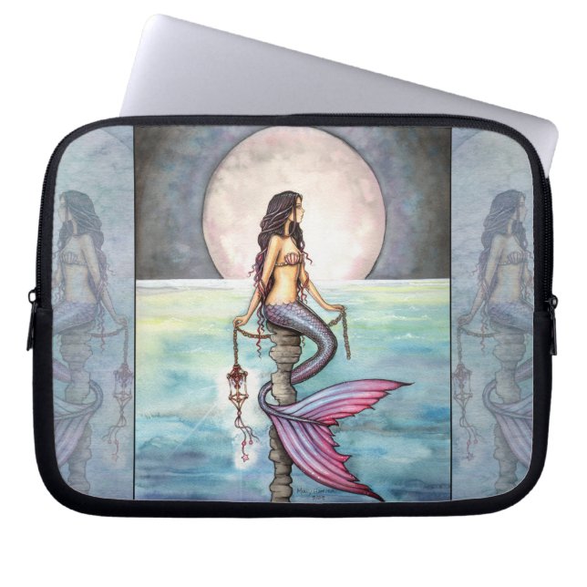 Capa Para Notebook Capinha de Laptop Sereia do Mar Encantado (Frente)