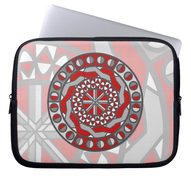 Capa Para Notebook Capinha de Laptop Vermelha para Máquina (Frente)