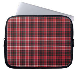 Capa Para Notebook Capinha de Laptop, Xadrez Clássico, Vermelho e Pre