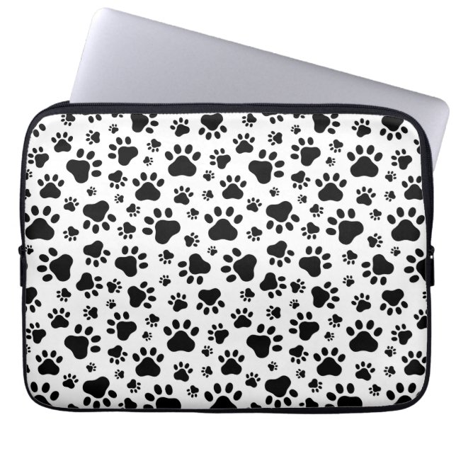 Capa Para Notebook Capinha para Laptop com Pegadas de Pata (Frente)