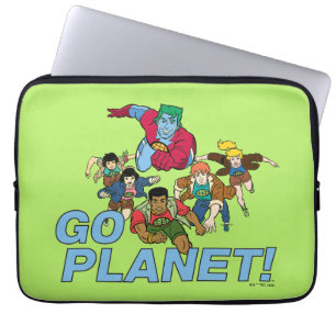 Capa Para Notebook Capitão Planeta e os Planeteiros.
