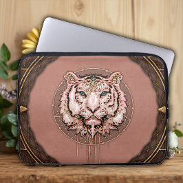 Capa Para Notebook Captivação e representação artística de um tigre