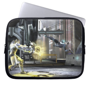 Capa Para Notebook Captura de tela: Cyborg vs Nightwing 2