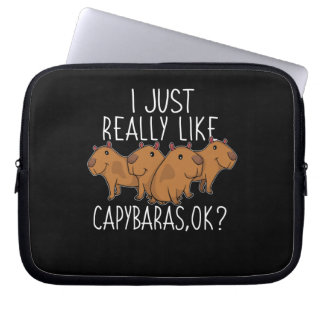 Capa Para Notebook Capybara Gift Kids Women Cute Capybara