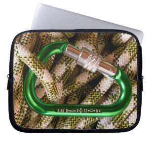 Capa Para Notebook Carabiner e a bolsa de laptop de escalada da corda