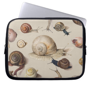 Capa Para Notebook Caracóis de Gastropodo de Pet de Slug de Jardim da