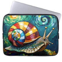 Caracol Caprichoso com Impasto Vibrante e Colorido