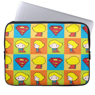 Capa Para Notebook Caractere de Supergirl Chibi - Turnround