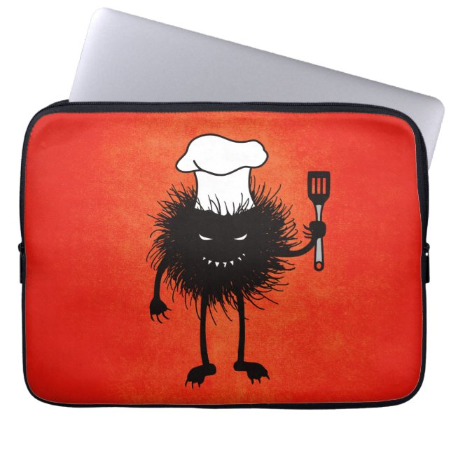 Capa Para Notebook Caráter de Cozinhar Engraçado do Chef de Gótico bo (Frente)