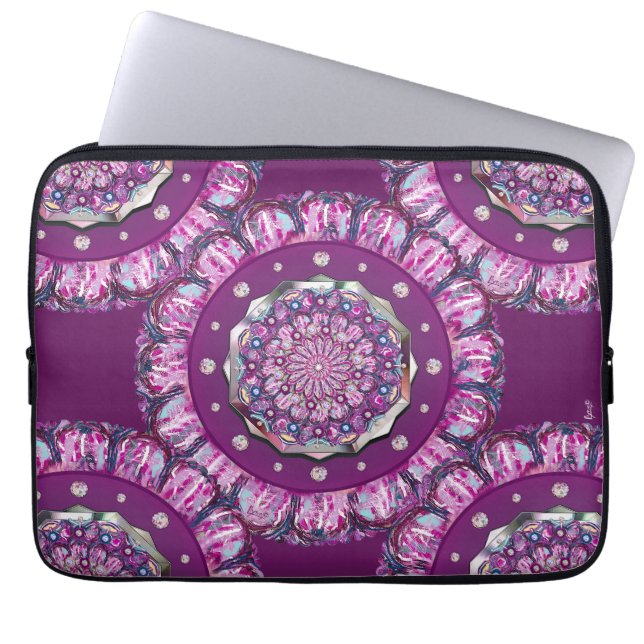 Capa Para Notebook Cardinal Red Rosace (Frente)