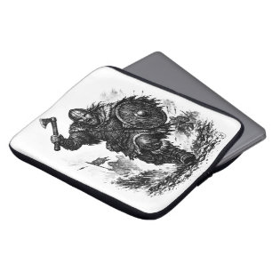 Capa Para Notebook Carga do Guerreiro Viking – Batalha de Tinta