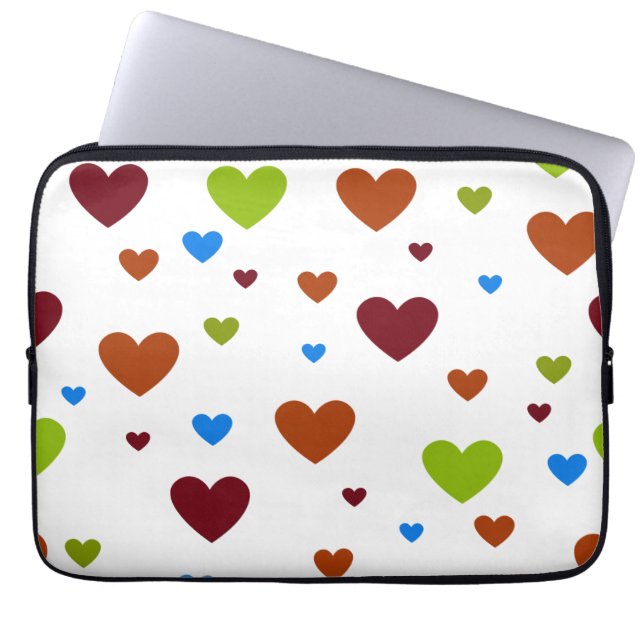 Capa Para Notebook Carnaval dançando corações 1 (Frente)