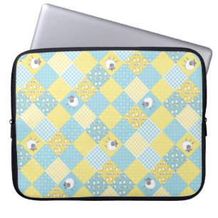 Capa Para Notebook Carneiros, a bolsa de laptop dos retalhos do falso