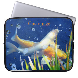 Capa Para Notebook Carpa koi japonesa no lago Thunder_Cove