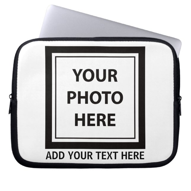 Capa Para Notebook Carregar Foto de Imagem e Adicionar Texto - Person (Frente)