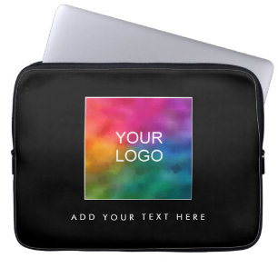 Capa Para Notebook Carregar Logotipo Moderno, Preto E Branco, Melhor