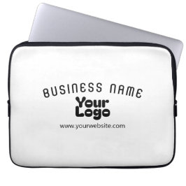 Capa Para Notebook Carregar logotipo preto e branco retrormoderno (ed