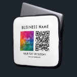Capa Para Notebook Carregar o logotipo de empresa de código QR aqui M<br><div class="desc">Modelo Personalizado Nome do logotipo corporativo da empresa corporativa Aqui Eletrônicos de Promocional moderno Elegante de código QR Bolsas / Tablet & Laptop / Bolsa de laptop / Neoprene Bolsa de laptop 10 polegadas.</div>