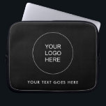 Capa Para Notebook Carregue o logotipo da sua empresa comercial e adi<br><div class="desc">Carregue Sua Própria Imagem Foto Imagem Logotipo da Empresa Comercial Adicionar Texto Elegante Modelo moderno Neoprene 10 polegadas Bolsa de laptop.</div>