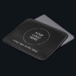 Capa Para Notebook Carregue o logotipo da sua própria empresa Adicion<br><div class="desc">Adicionar Texto Carregue Sua Própria Imagem Foto Imagem Imagem Imagem Personalizada Empresa Logotipo Elegante Moderno de Modelo Neoprene 13 polegadas Bolsa de laptop.</div>