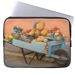 Capa Para Notebook Carrinho de frutas e legumes, Cuba
