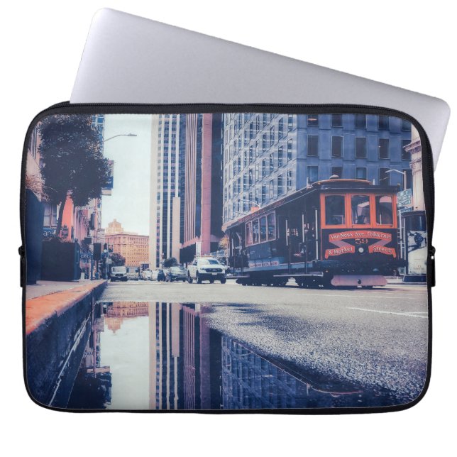 Capa Para Notebook Carro a cabo San Francisco (Frente)