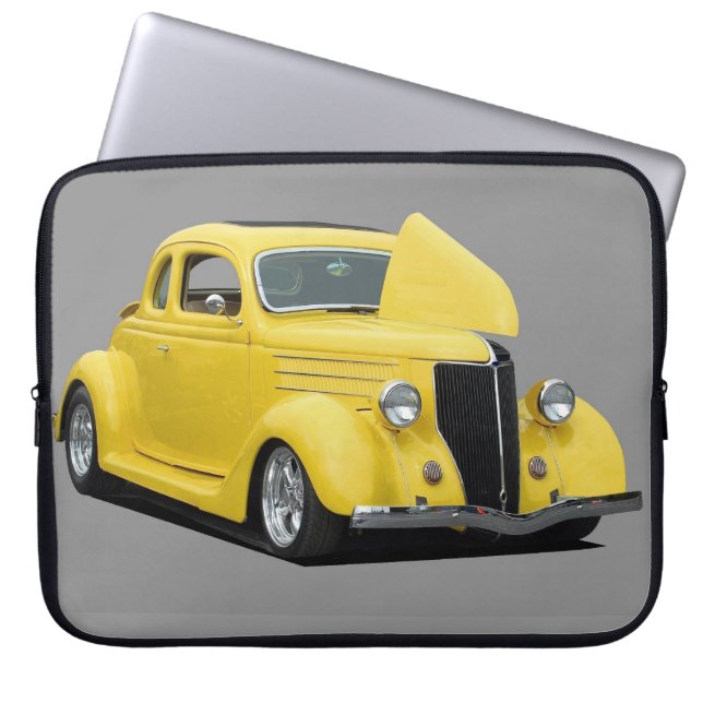 Capa Para Notebook Carro clássico do hot rod (Frente)