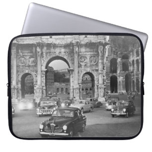 Capa Para Notebook Carros e monumentos antigos Roma Italyvintage,