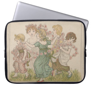 Capa Para Notebook Cartão Antigo do Dia dos Namorados, Kate Greenway,
