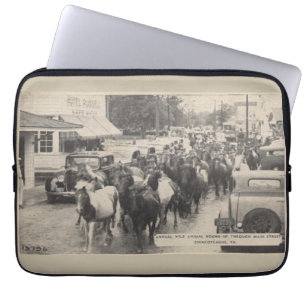 Capa Para Notebook Cartão-postal Chincoteague Pony Vintage 1941