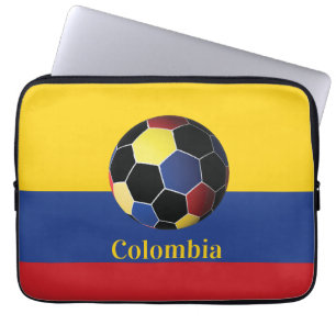 Capa Para Notebook Cartaz de Futebol da Colômbia