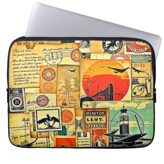 Capa Para Notebook Cartaz de viagens vintage