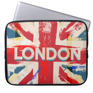 Capa Para Notebook Cartaz Vintage da União de Londres