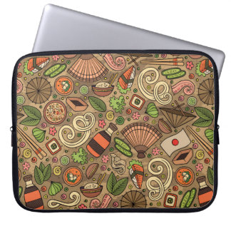 Capa Para Notebook Cartografia bonitinha desenhada mão desenhada no J