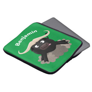 Capa Para Notebook Cartografia de búfalo com água corrente