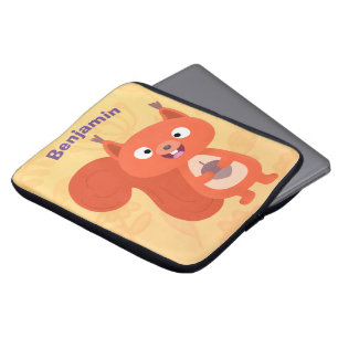 Capa Para Notebook Cartografia de esquilo vermelho