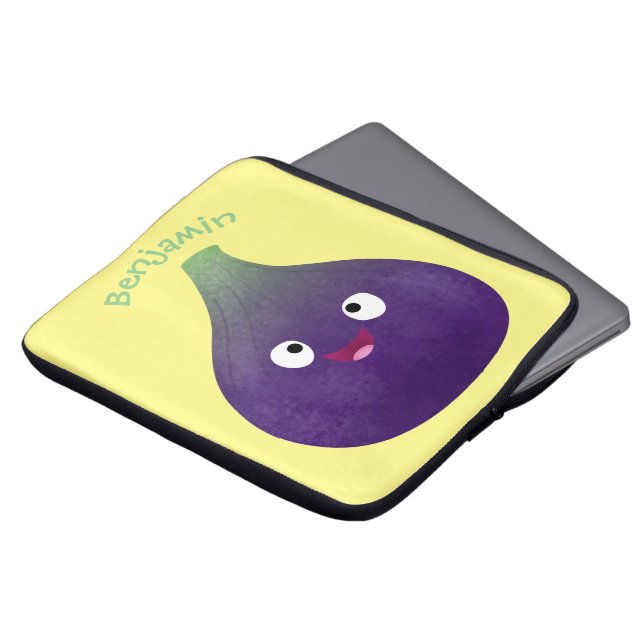 Capa Para Notebook Cartografia de fruta roxa e giro, bonita (Frente Topo)