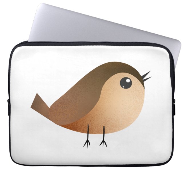 Capa Para Notebook Cartografia de Pássaro Sparrow (Frente)