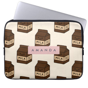 Capa Para Notebook Cartonagem de leite de chocolate em bruto personal